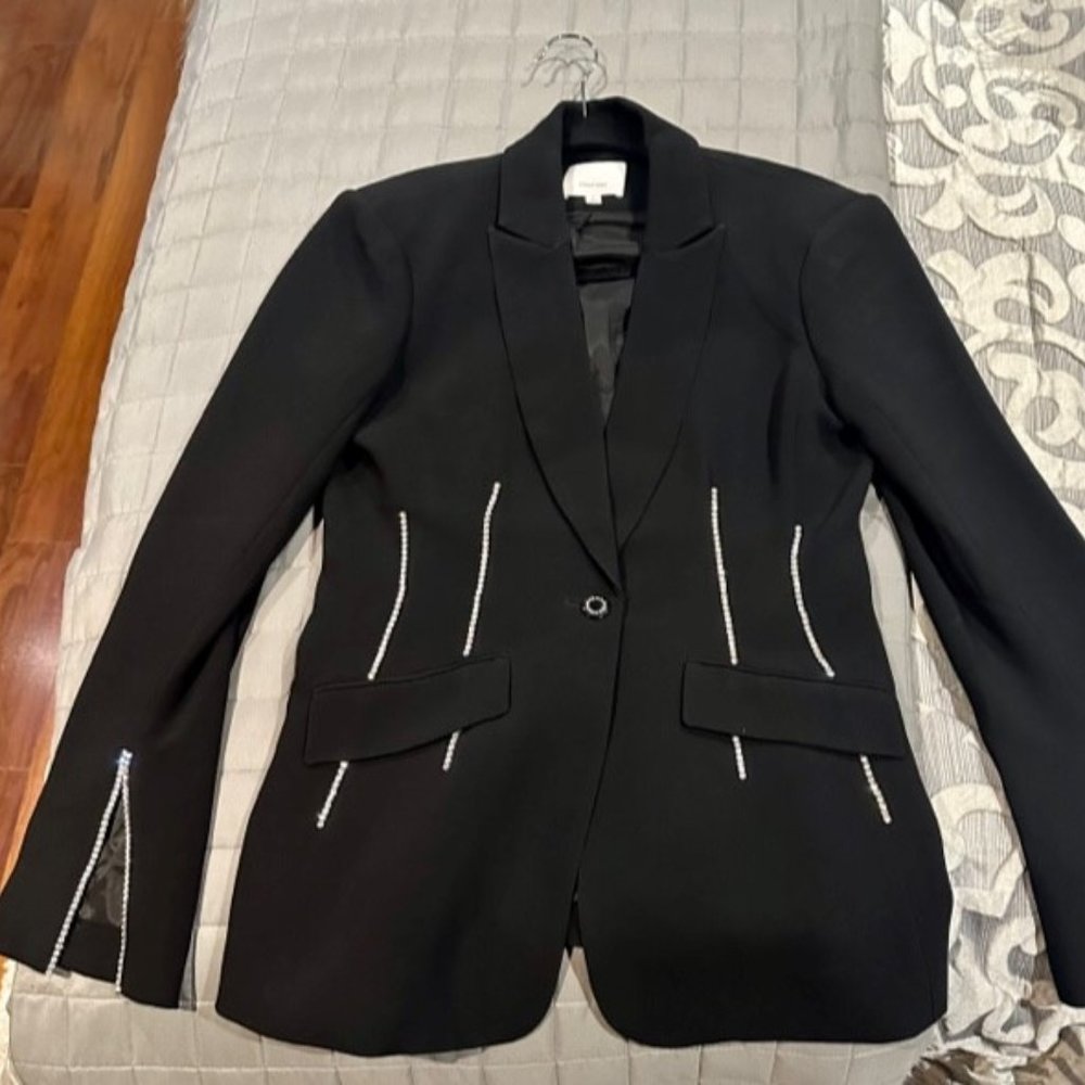 Cinq a Sept Veera Crystal Embellished Blazer